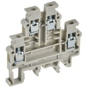 Колодка клеммная CTS-ML ARMAFIX 2 ур. 4кв.мм сер. IEK YCT13-00-2-K03-004