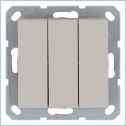 Выключатель 3-кл. 10А IP20 механизм тауп Jasmart G3031T