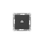 Розетка компьютерная СП Эпика RJ45 кат.5 механизм черн. EKF UP1-SOB-RJ45-5
