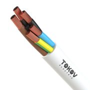 Провод TOKOV ELECTRIC ПВС 5х1(4х1+1х1) 380В Б (м) 1945504