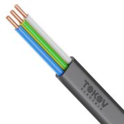 Кабель TOKOV ELECTRIC ВВГ-Пнг(А)-LS 3х6 ОК (N PE) 0.66кВ (уп.100м) УТ000028594