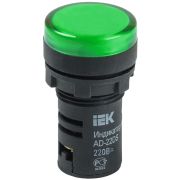 Лампа светосигнальная AD22DS d22мм 12В AC/DC зел. KARAT IEK BLS10-ADDS-012-K06