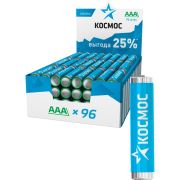 Элемент питания алкалиновый AAA/LR03 (уп.96шт) КОСМОС KOCLR03_96BOX