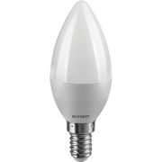 Лампа светодиодная 71 629 OLL-C37-6-230-4K-E14-FR 6Вт свеча 4000К нейтр. бел. E14 600лм 176-264В ОНЛАЙТ 71629