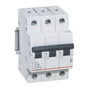 Выключатель автоматический модульный 3п C 16А 4.5кА RX3 ИЭК Leg 419708